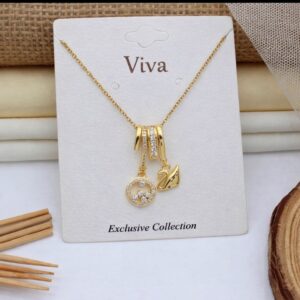 The Serene Swan Trio Luxurious 18k Gold Plated Necklace
